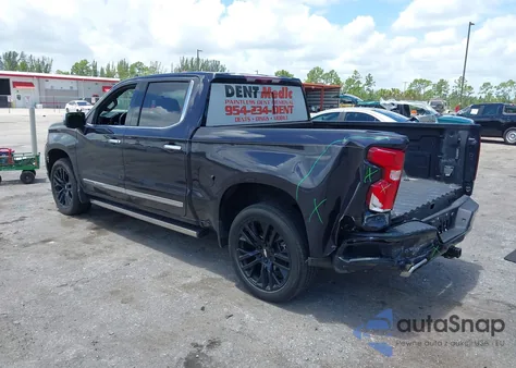 2022 Chevrolet Silverado 1500 4Wd Short Bed High Country из США, поврежденный, VIN 2GCUDJED1N1513549
